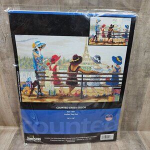 Janlynn NWT Counted Cross Stitch Kit Ladies Day Out NEW 025-1801